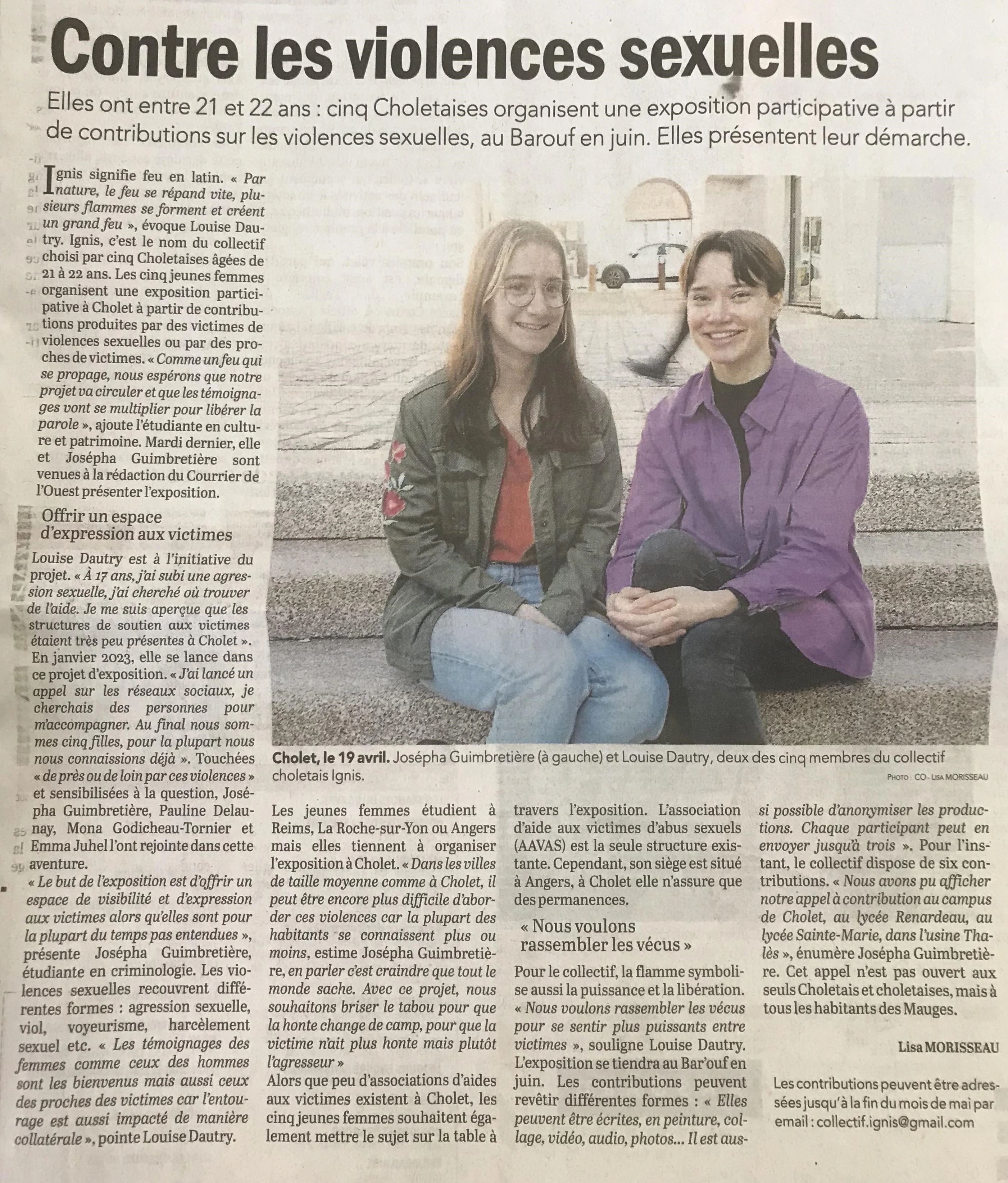 Courrier de l'ouest - 25/04/2023